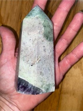 Unique Rainbow Fluorite Chunky Tower | Rare Coloration | 340g